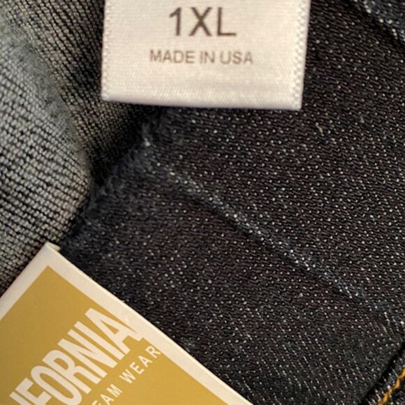 NWT Women’s Dark wash Mid Rise Elastic Waist Skinny Jeggings  Denim Pants - Picture 8 of 12